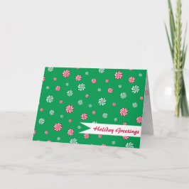 Cartões de natal Verdes de Pimenta de Natal