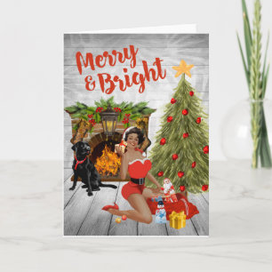 Cartões de Natal Vintage Afro-Americanos