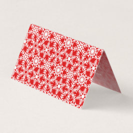 Cartões de natal Web com Floco de Neve Moderno de