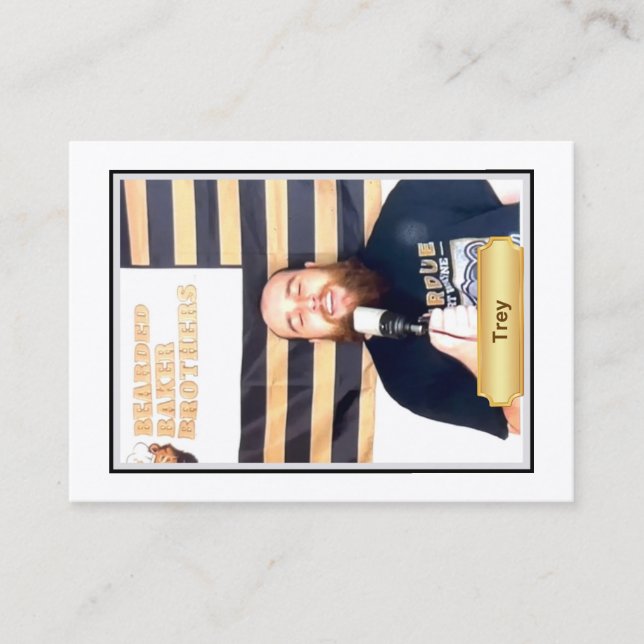 Cartões De Negociação Para Baker (Frente)