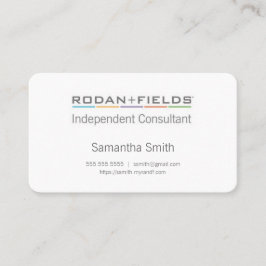 Cartões de negócios com programa da referência