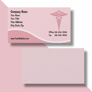 Cartões de Negócios Médicos