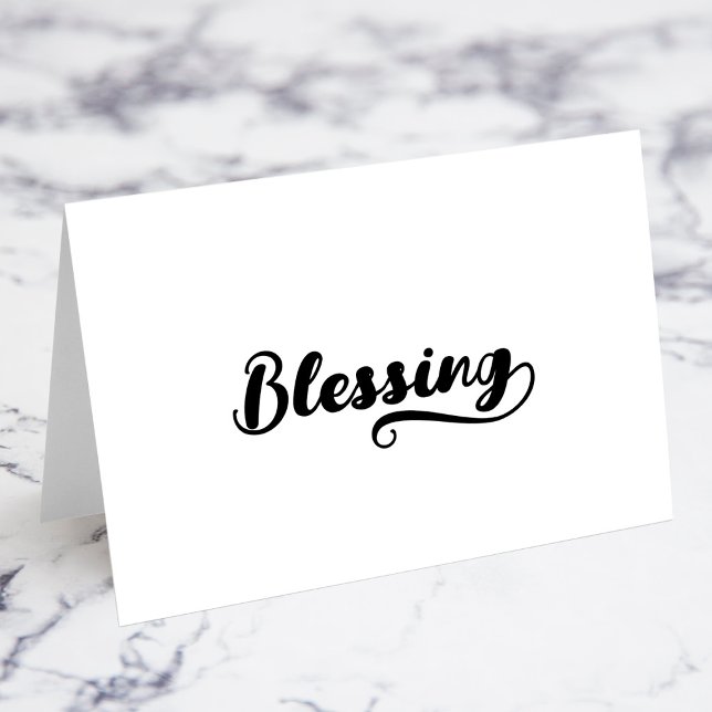 Cartões de Nome e Local Bold Brush Script G Swash (Bold Brush Script G Swash Name Place Cards)