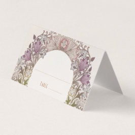 Cartões de Nome Lírio Lavanda Casamento Mesa Vinta