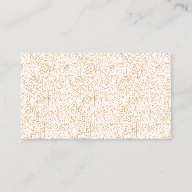 Cartões de nomeação para cabeleireiros | Na moda e (Frente)