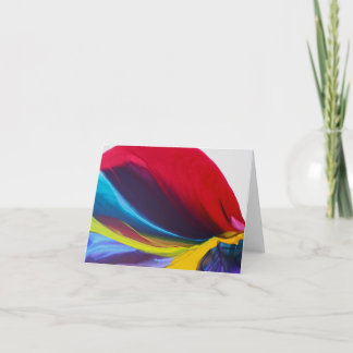 Cartões de nota azul de Fleur