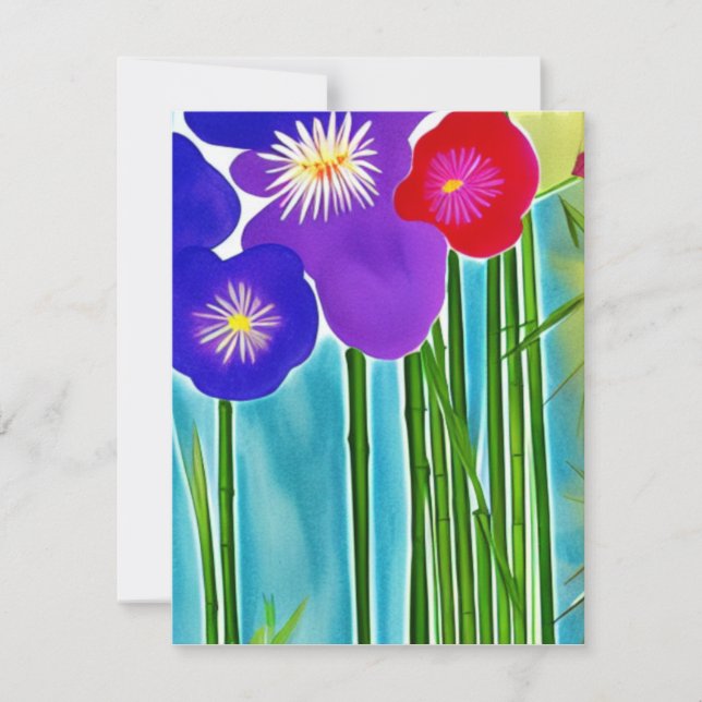 Cartões de Nota Bambo (Frente)