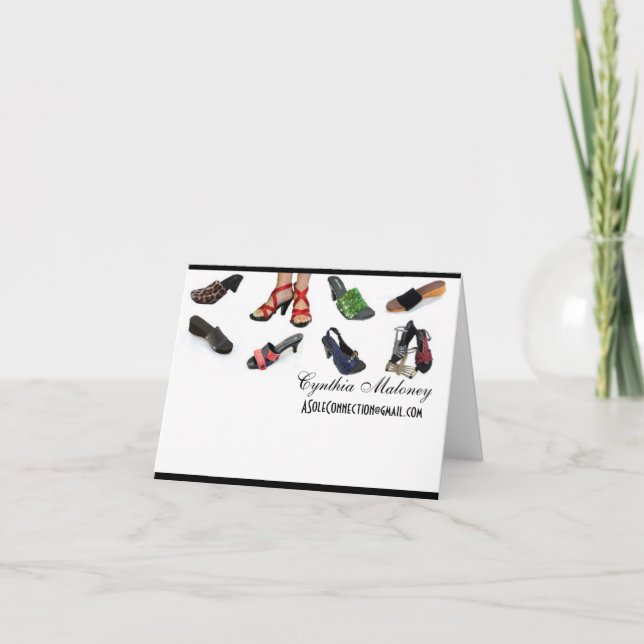 Cartões de Nota Comercial Personalizados (Frente)