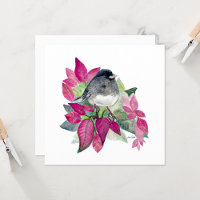 Cartões De Nota De Aquarela Lindo Junco