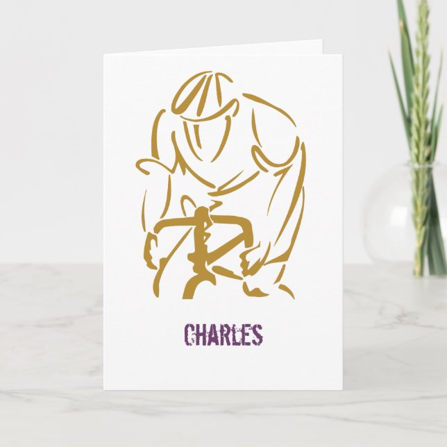 Cartões de nota de Bike Personalizados (Frente)