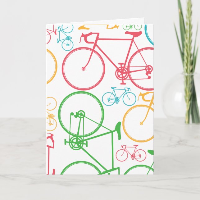 Cartões de nota de Bike Personalizados (Frente)
