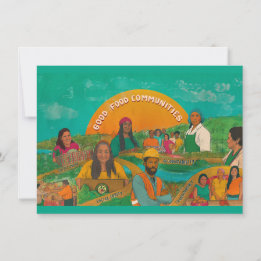 Cartões de Nota de Comunidades de Boa Comida