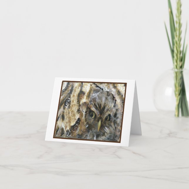 Cartões de Nota de Coruja (Frente)