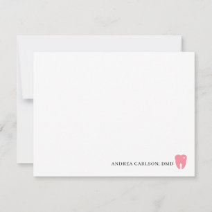 Cartões de Nota de Dentista Personalizados