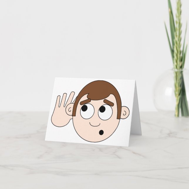 Cartões de Nota de Escuta (Frente)