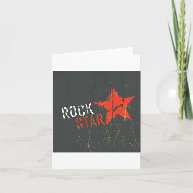 Cartões de Nota de Estrela do Rock (Criador carregado)