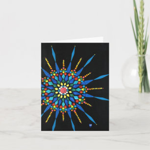 Cartões de Nota de Mosaico Coloridos