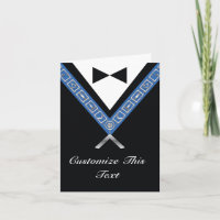Cartões de Nota de Obrigado Masonic | Oficial Jewe