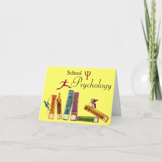 Cartões de Nota de Psicologia Escolar (Frente)