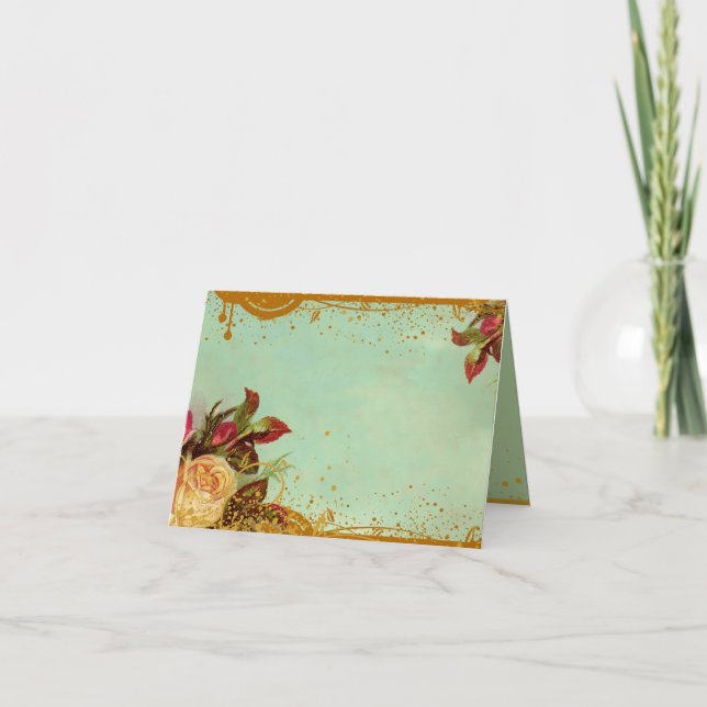 Cartões de Nota de Vazio vitorianos (Frente)