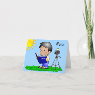 Cartões de Nota do bar Mitzvah ou Convites Mitzvah