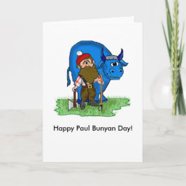 Cartões de Nota do Dia de Paul Bunyan por Browniel