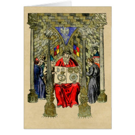 Cartões de Nota do Livro de Alquimia e Artes Hermé