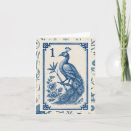 Cartões de Nota Elegantes Birdy Bam Mah Jongg