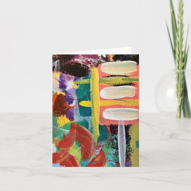 Cartões de nota em Design de madeira de vândalo (Frente)