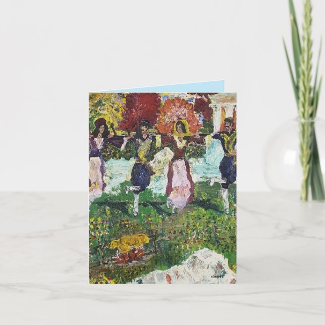 Cartões de Nota: Festival da Grécia (Frente)