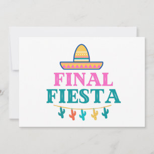Cartões de Nota Final Fiesta Sombrero