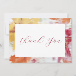 Cartões de Nota Floral de Abstrato cor-de-rosa, la