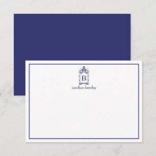 Cartões de Nota Pagoda Monogramas