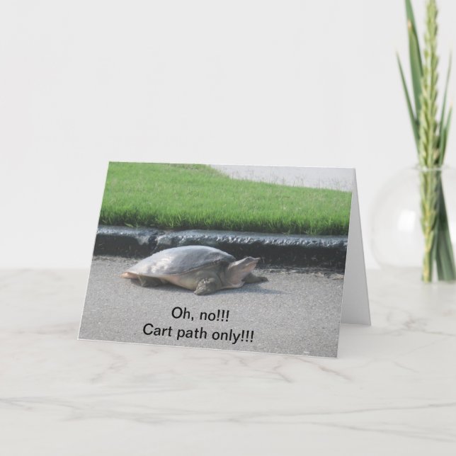 Cartões de nota para golfistas (Frente)