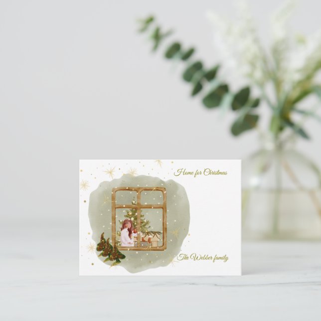 Cartões de nota planos (Em pé/Frente)