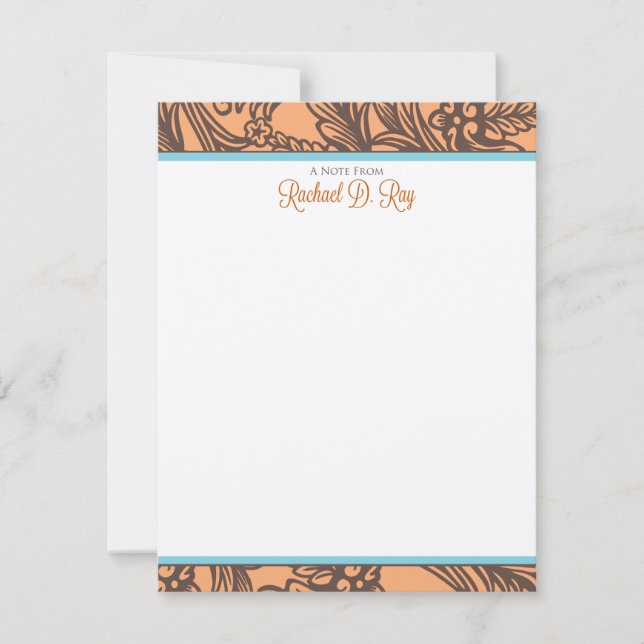 Cartões de Nota Simples personalizados Rachael Ray (Frente)