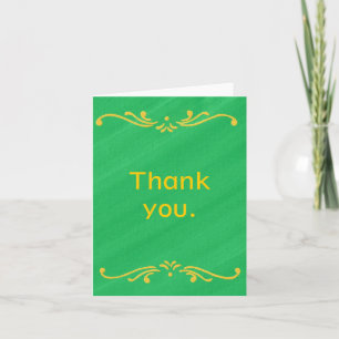 Cartões de Nota Verde de Borda de Fleur De Lis Ama