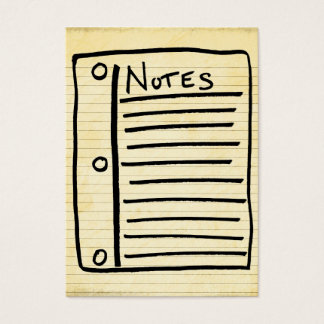 Cartões de Notas 