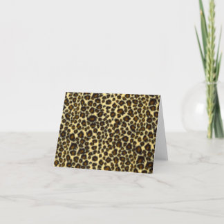 Cartões de Notas com Estampa de Leopardo