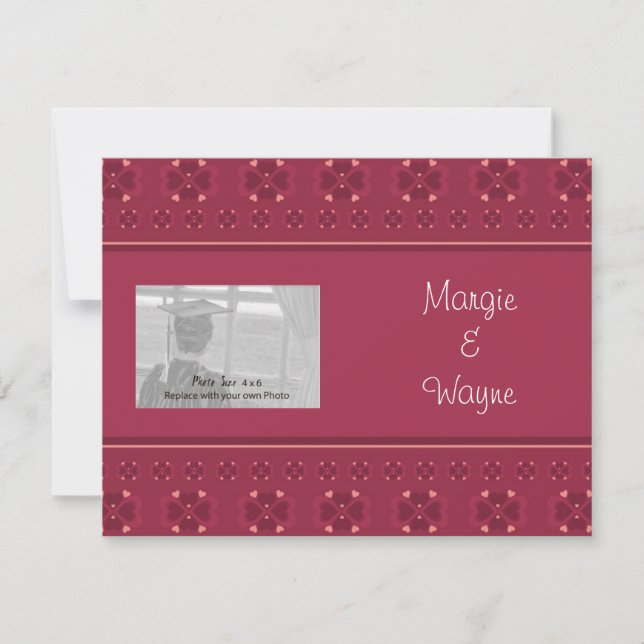 Cartões de notas com fotos e envelopes (Frente)