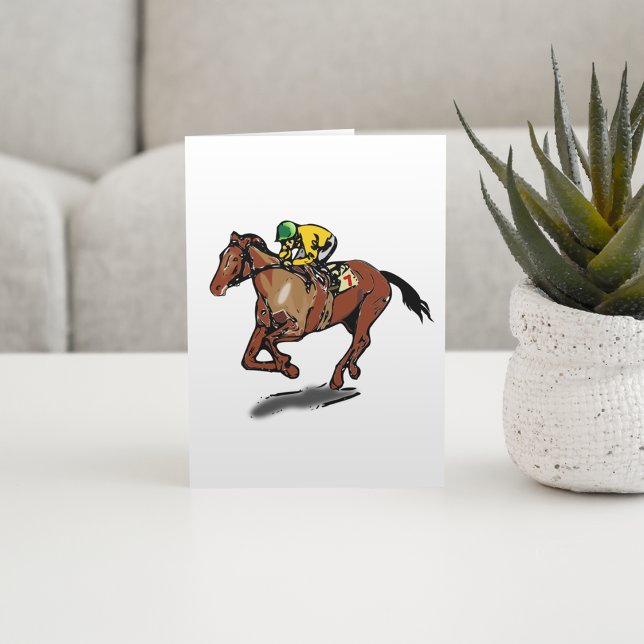 Cartões de Notas de Corrida de Cavalos (Criador carregado)