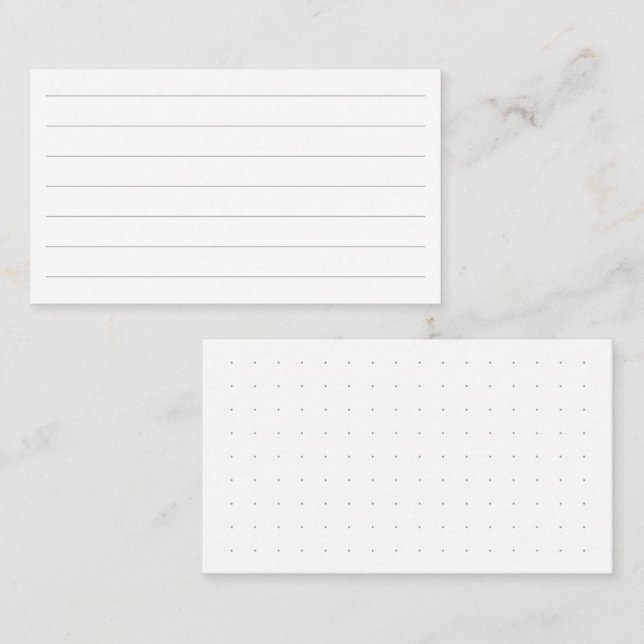 Cartões de Notas para Carteira (Frente/Verso)