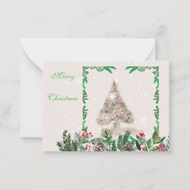 Cartões de notas planos (Frente)