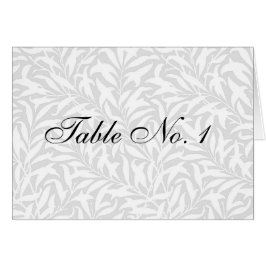 Cartões de Número de Mesa de Casamento