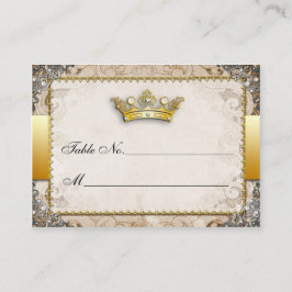 Cartões de Número de Tabela de Casamento de Fairyt