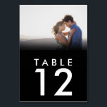 Cartões de Número de Tabela de Fotografias de Casa<br><div class="desc">Carregue a sua fotografia favorita nestes cartões de número da mesa de casamento personalizados. O design é repetido na parte frontal e traseira da placa. Contacte-me se precisar de assistência com o modelo,  eu ficaria feliz em ajudar.</div>