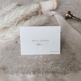 Cartões de Opções de Menu de Casamento em Rosa Dou