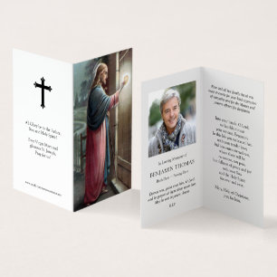 Cartões de Oração Católicos Jesus batendo