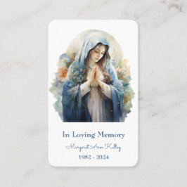 Cartões de Oração Católicos Santa Maria