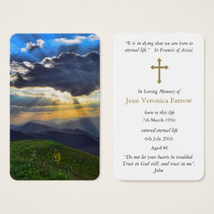 Cartões de Oração   Céu Celestial